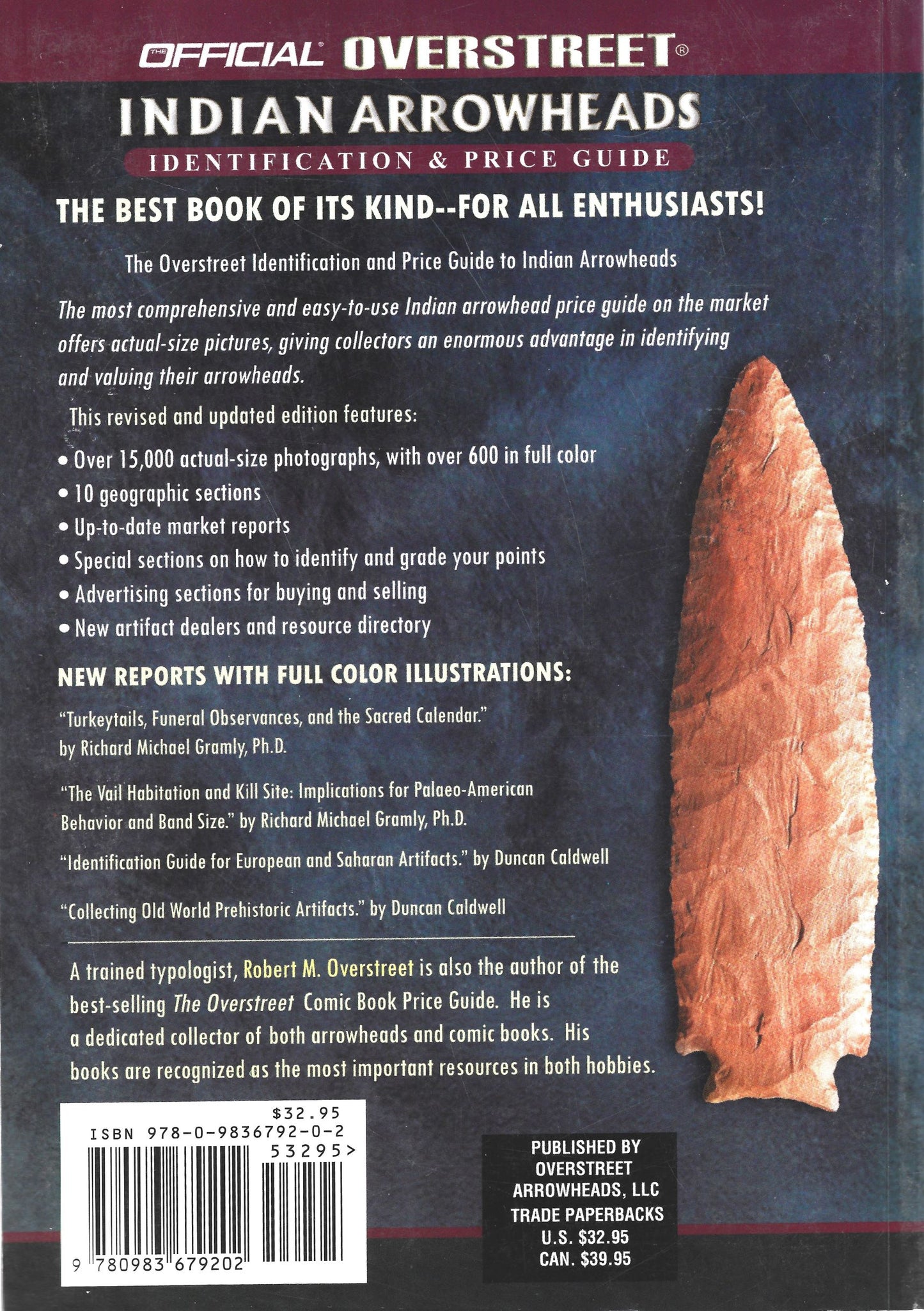 12th Edition - The Official Overstreet Indian Arrowheads Identification and Price Guide