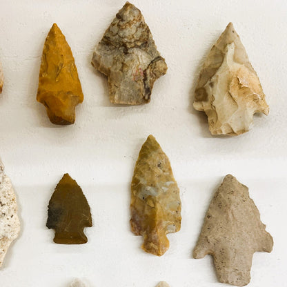 Lot of 20 Authentic Ancient Arrowheads & Artifacts - Field Grade "A" - Random Select