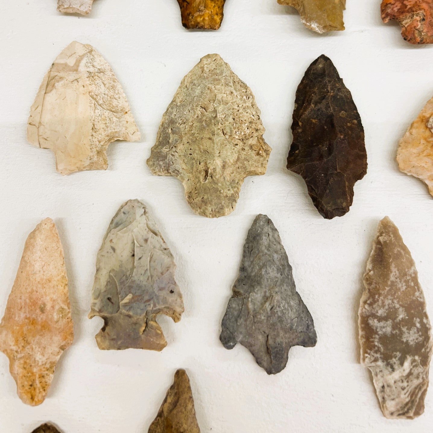 Lot of 20 Authentic Ancient Arrowheads & Artifacts - Field Grade "A" - Random Select